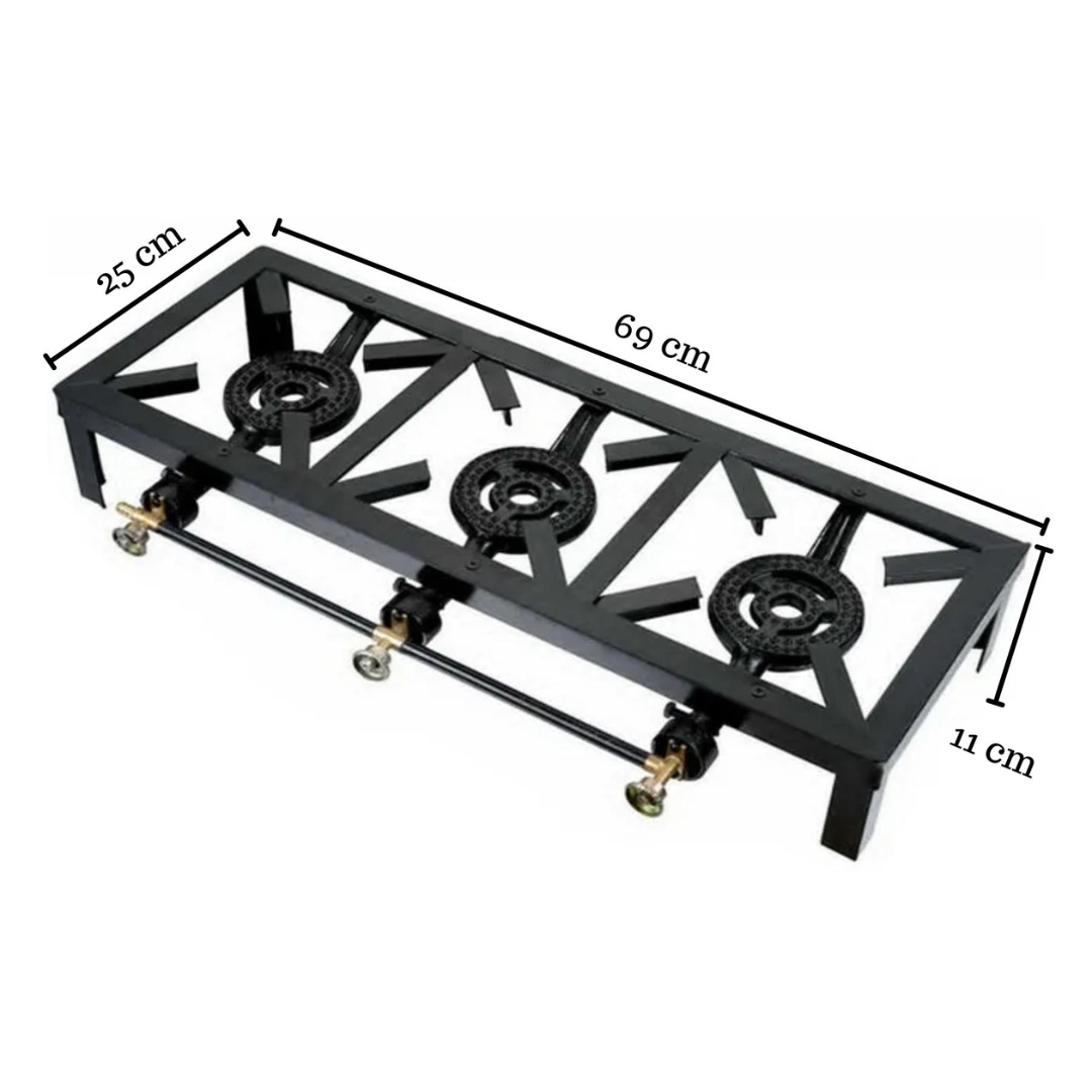 Cocina Cocinilla a Gas Fogon 3 Quemadores