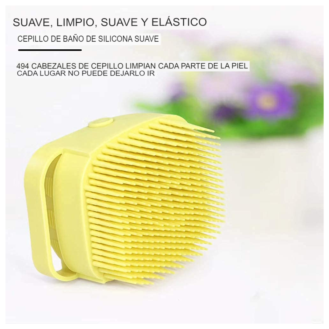 Cepillo porta Jabón para Mascotas - Silicona 1pcs