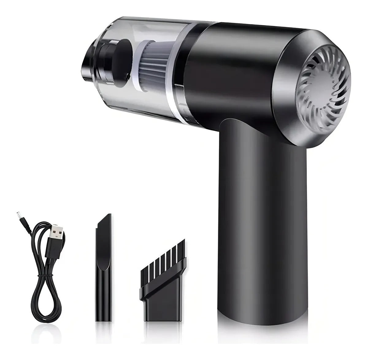 Hidrolavadora + Aspiradora Portátiles Recargables para Autos