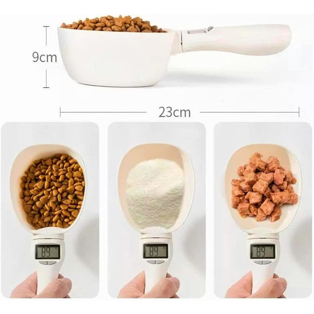 Cuchara Pesa Digital para Alimentos Mascotas