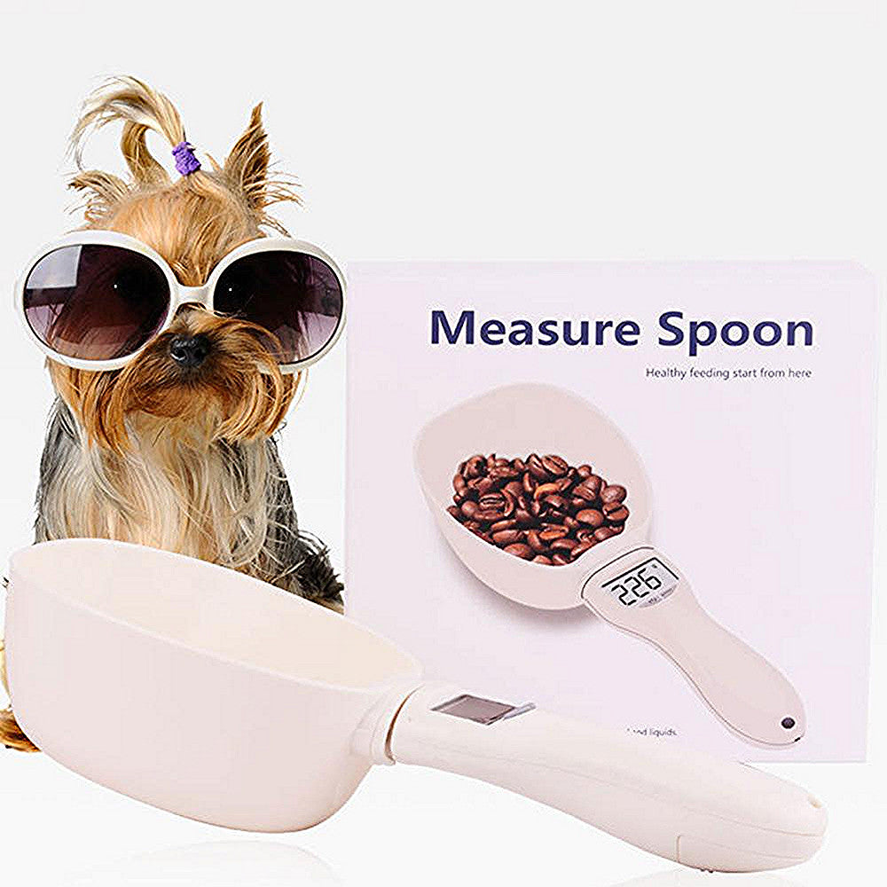 Cuchara Pesa Digital para Alimentos Mascotas