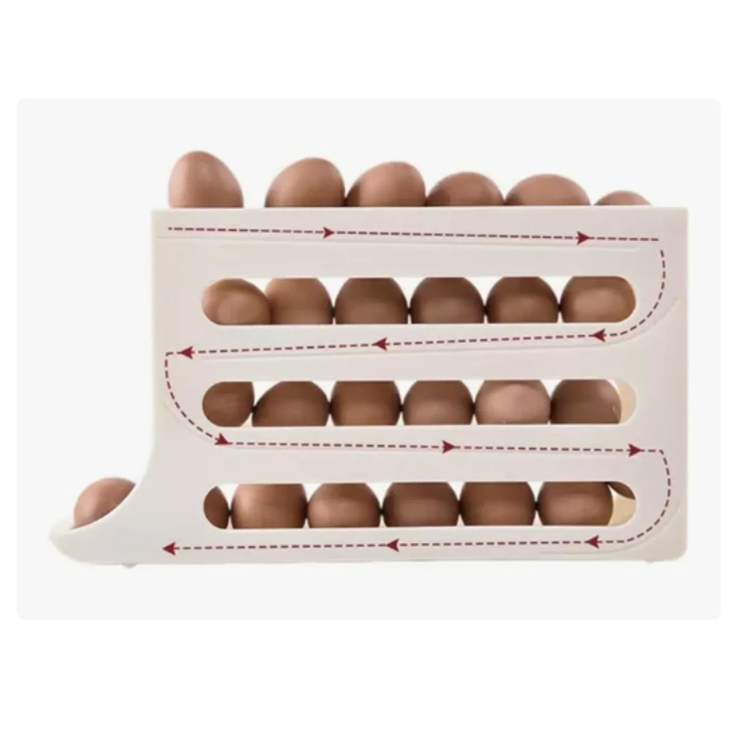 Organizador Dispensador de Huevos - 30 Unidades