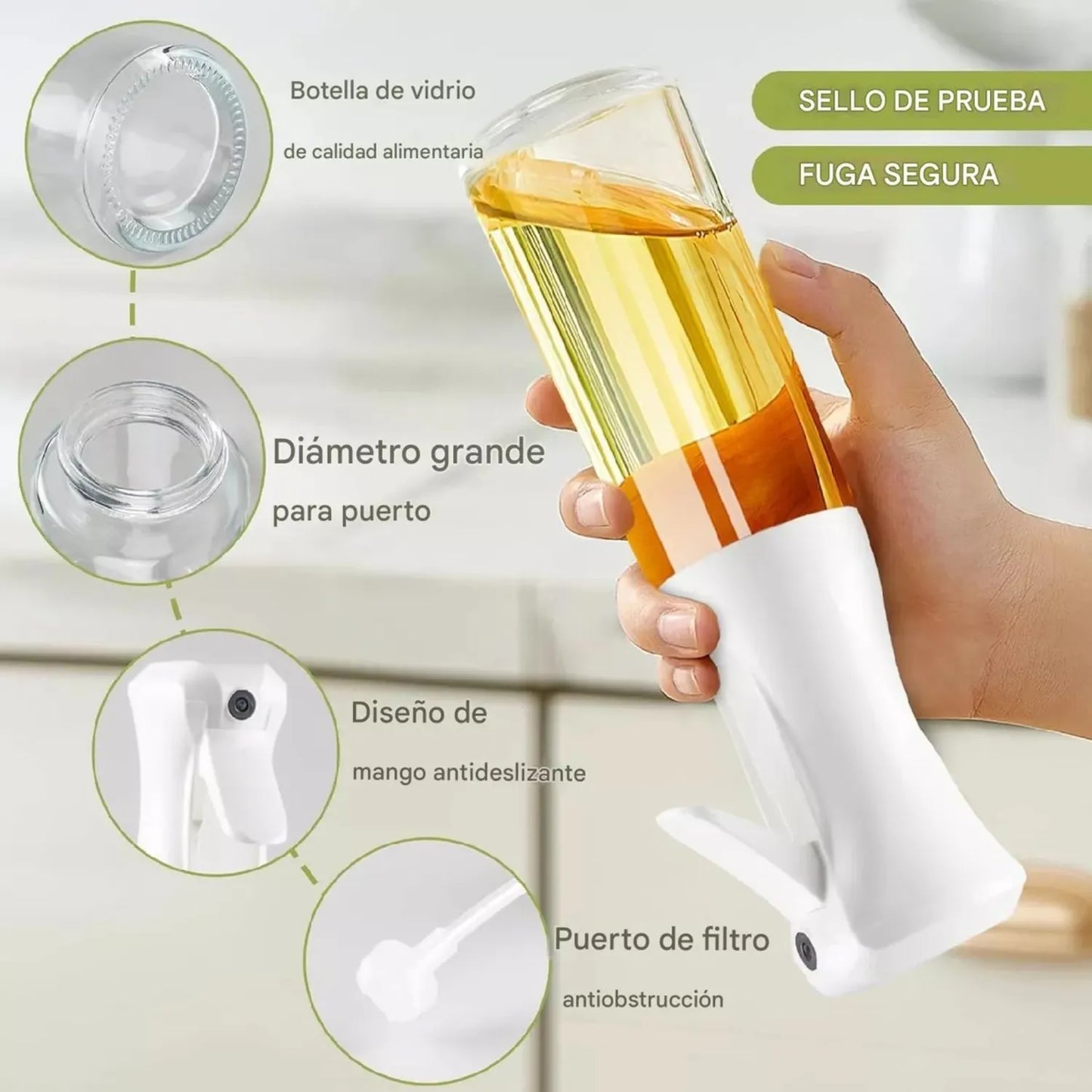 Dispensador de Aceite - Vinagre