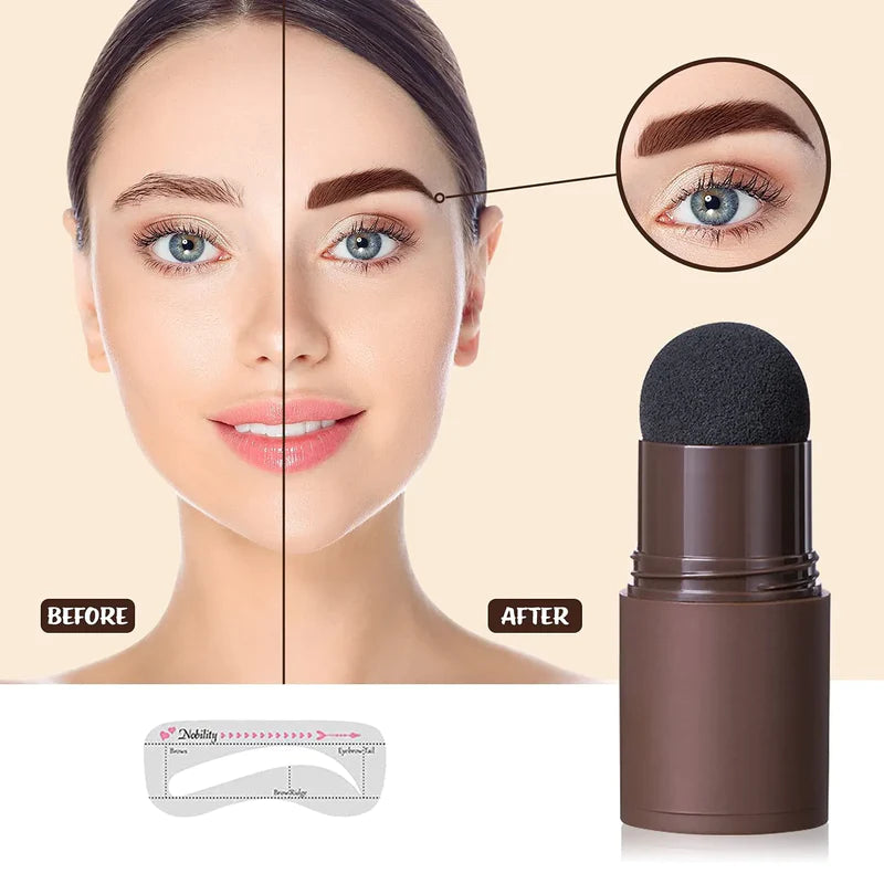 Polvo para Cejas 3 plantillas Sellante - Café