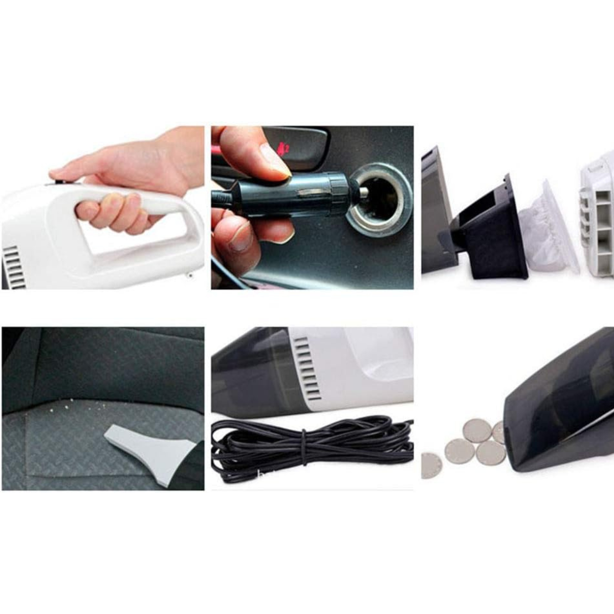 Aspiradora Portatil Para Auto