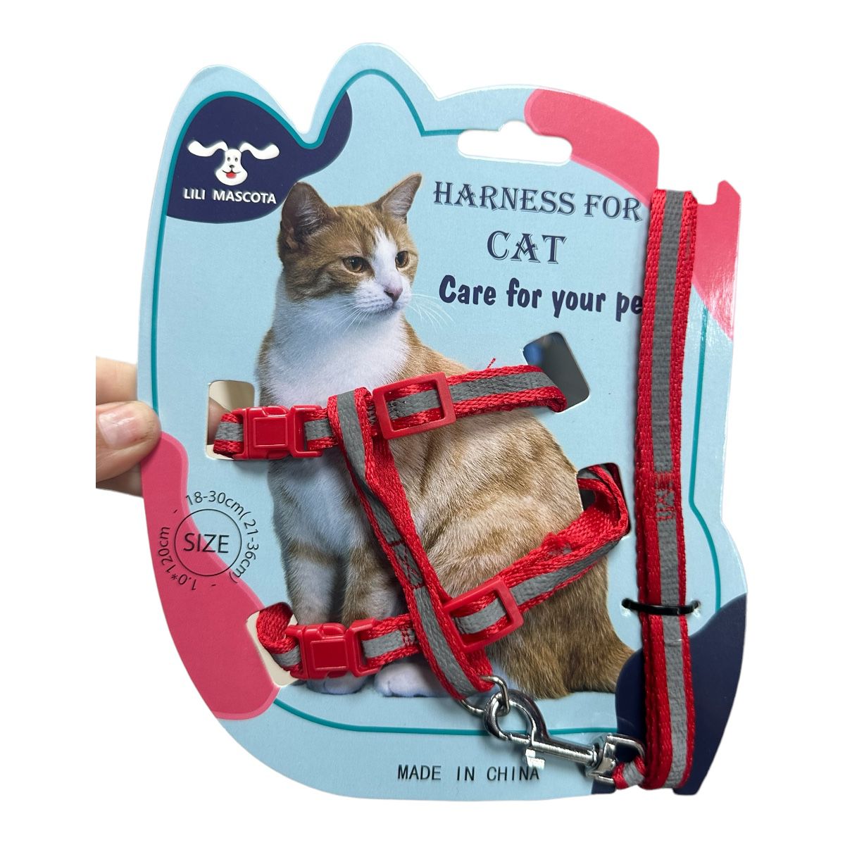 Arnes Pechera Ajustable Para Gatos