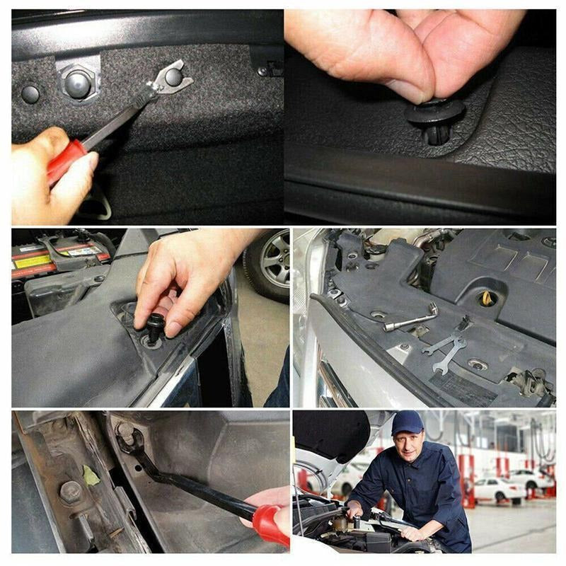 Remaches de Empuje Sujetadores para Auto Kit 100 Und
