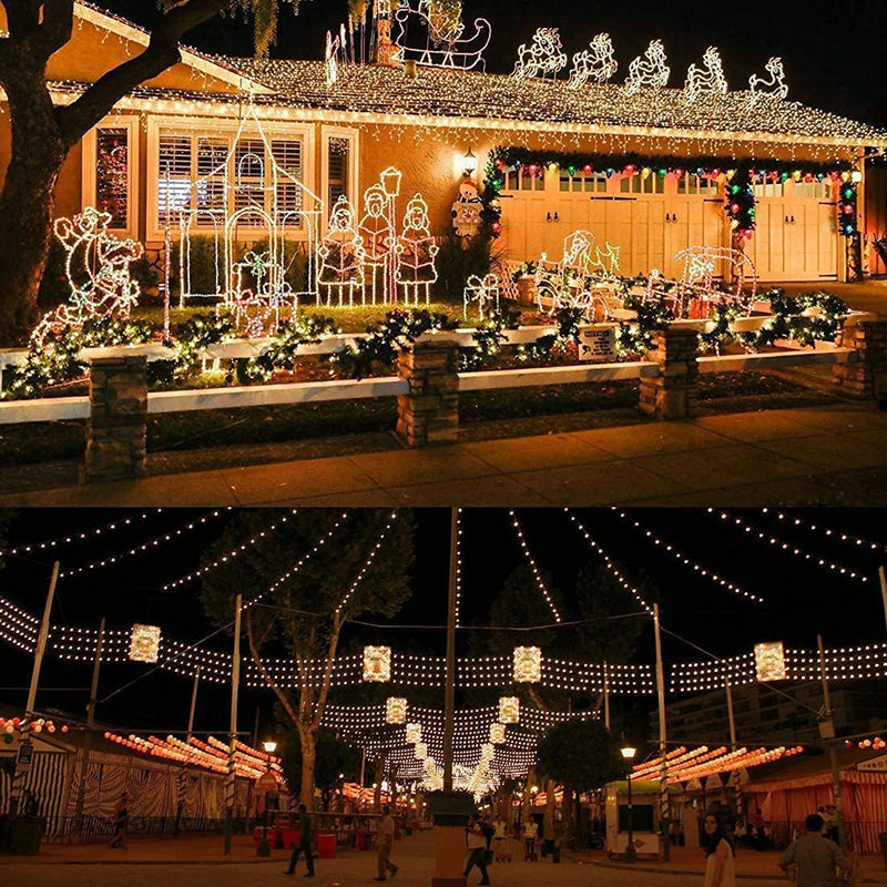 Luces LED De Navidad Solar 20m