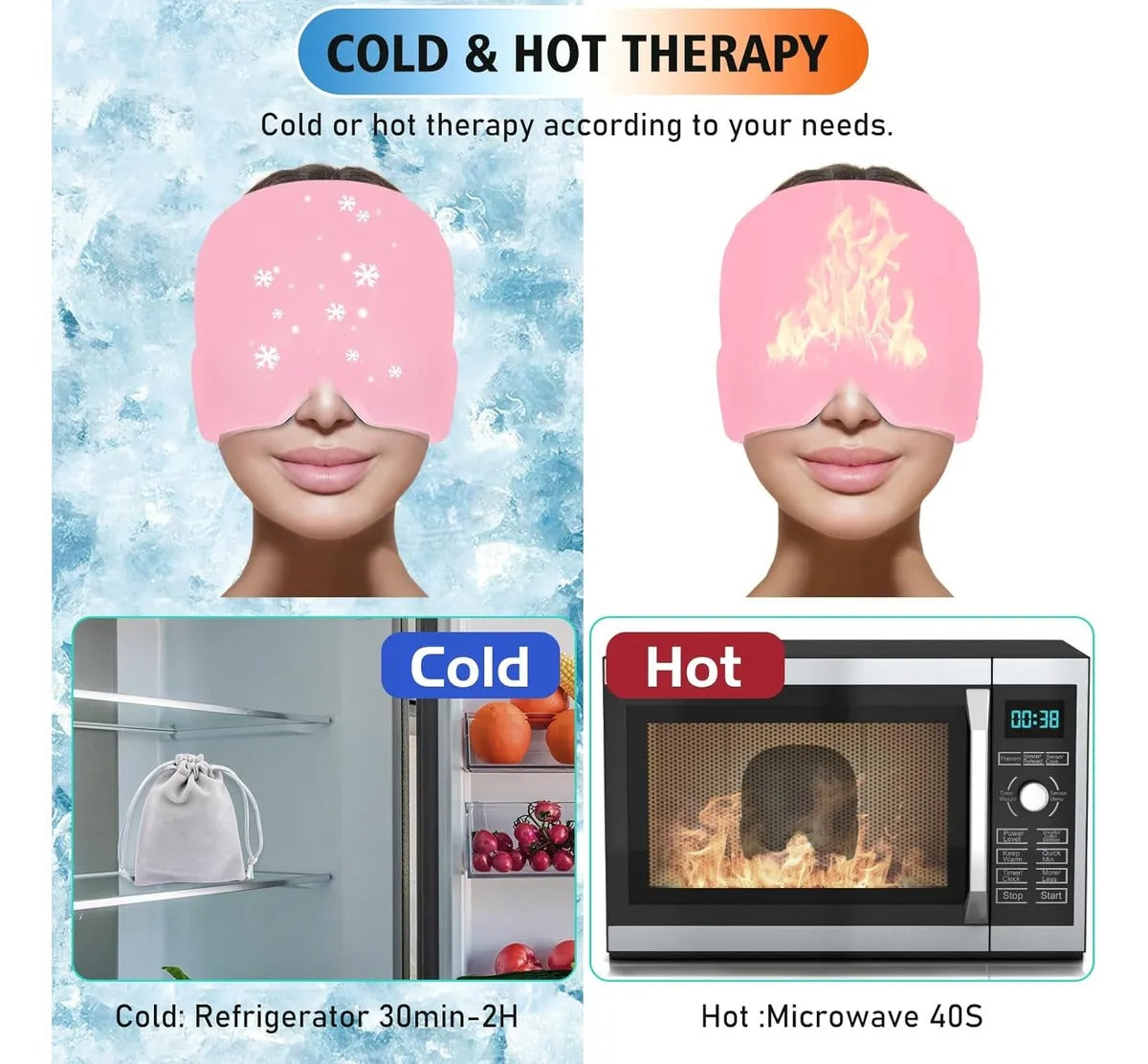 Gorro Gel Alivio de Migraña