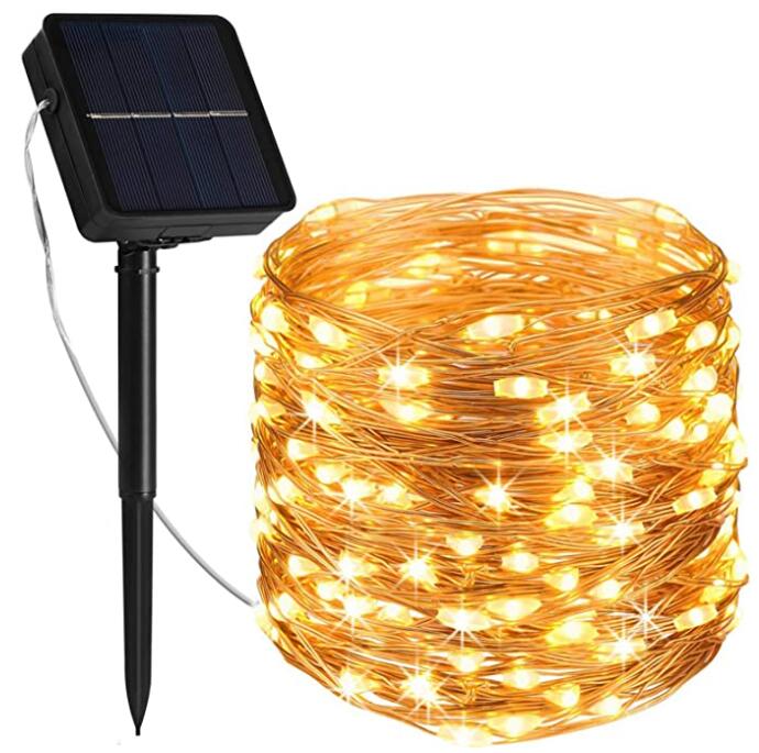 Luces LED De Navidad Solar 20m