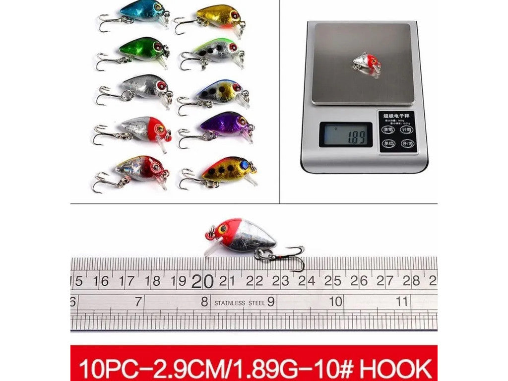 Set de Señuelos de Pesca de 56 Piezas, Cebo Duro