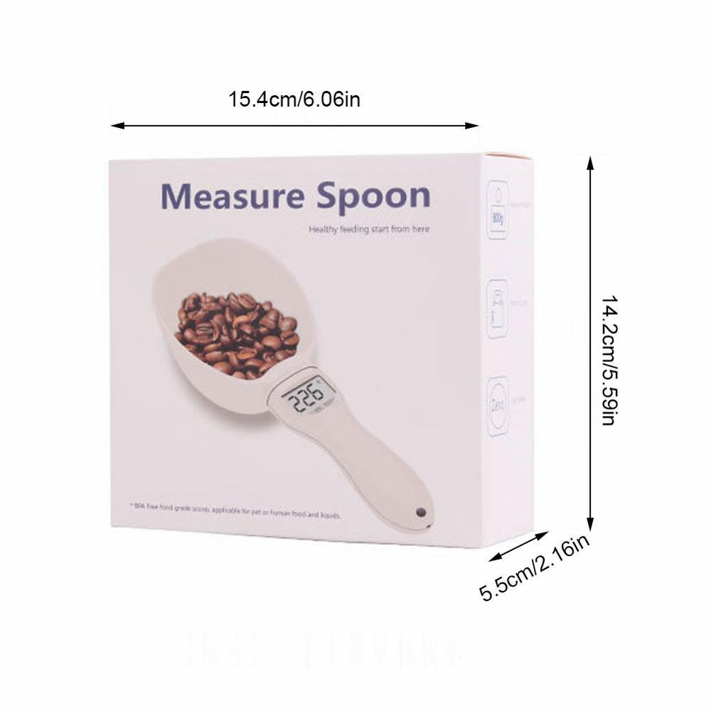 Cuchara Pesa Digital para Alimentos Mascotas