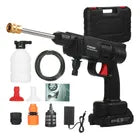 Hidrolavadora + Aspiradora Portátiles Recargables para Autos